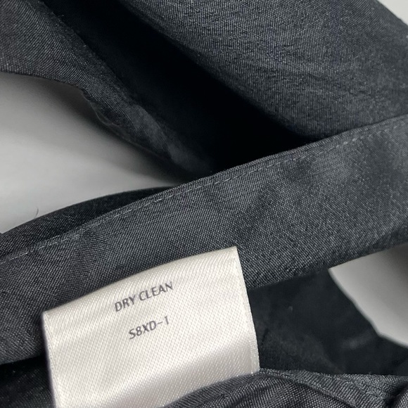 Eileen Fisher Raw Silk Blazer Lightweight Jacket Gunmetal Gray XL Lagenlook Boho - Picture 10 of 16